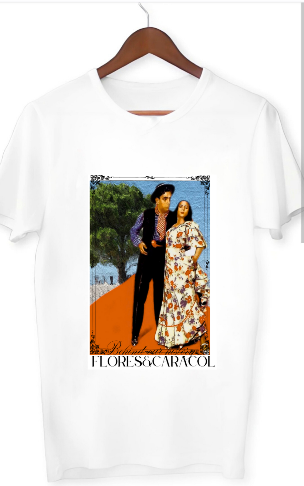Camiseta"FLORES&CARACOL"